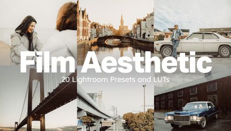 80 پریست لایت روم و لات رنگی 2023 حرفه ای فضای باز Film Aesthetic Lightroom Presets and LUTs