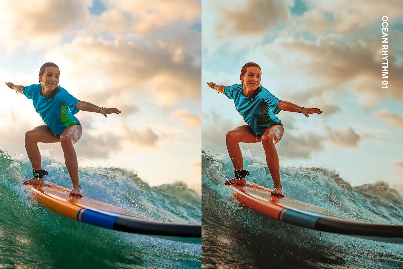 80 پریست لایت روم و لات رنگی 2023 حرفه ای ورزش تابستانی Surf and Sun Lightroom Presets and LUTs