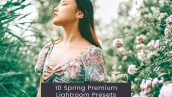 10 پریست لایت روم حرفه ای 2023 تم بهار Spring Premium Lightroom Presets
