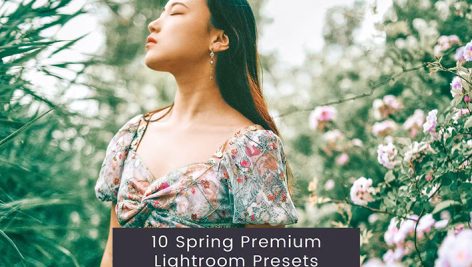 10 پریست لایت روم حرفه ای 2023 تم بهار Spring Premium Lightroom Presets