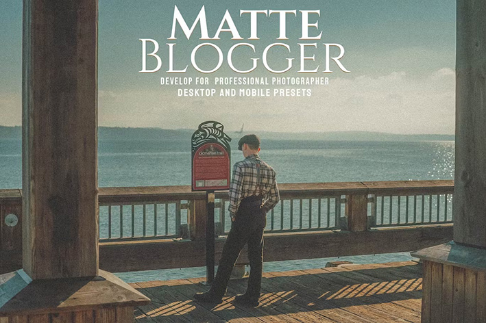 45 پریست لایت روم حرفه ای 2023 تم مات بلاگر Matte Blogger Lightroom Presets