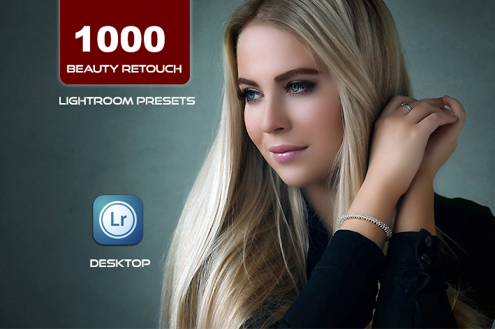 1000 پریست لایت روم 2023 حرفه ای برای رتوش چهره Beauty Retouch Tools Pack