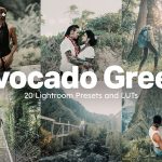 80 پریست لایت روم و لات رنگی 2023 حرفه ای تم سبز آووکادو Avocado Green Lightroom Presets and LUTs